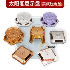 Bàn Xoay Chụp Ảnh 360 Độ 9cm - Thiết Bị Trưng Bày Sản Phẩm Chuyên Nghiệp, Tiết Kiệm Năng Lượng Mặt Trời