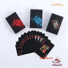 Bộ Bài Tây 52 Lá Poker Mạ Vàng 24K Chống Thấm Nước - Quà Tặng Đẳng Cấp Cho Người Yêu Thích Game Và Ảo Thuật