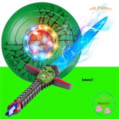 Bộ Hóa Trang HULK - Kiếm Laser Năng Lượng và Khiên Thủ Chưởng Cho Bé - Trang Phục Halloween Siêu Anh Hùng, Quà Tặng Sinh Nhật