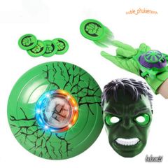 Bộ Hóa Trang HULK - Kiếm Laser Năng Lượng và Khiên Thủ Chưởng Cho Bé - Trang Phục Halloween Siêu Anh Hùng, Quà Tặng Sinh Nhật