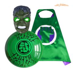 Bộ Hóa Trang HULK - Kiếm Laser Năng Lượng và Khiên Thủ Chưởng Cho Bé - Trang Phục Halloween Siêu Anh Hùng, Quà Tặng Sinh Nhật