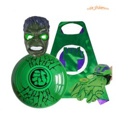 Bộ Hóa Trang HULK - Kiếm Laser Năng Lượng và Khiên Thủ Chưởng Cho Bé - Trang Phục Halloween Siêu Anh Hùng, Quà Tặng Sinh Nhật