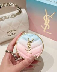 Phấn Nước YSL Touche Éclat Glow-Pact Cushion SPF50+ - Limited Valentine Edition Tone B10 Porcelain Chính Hãng, Lớp Nền Rạng Rỡ, Sang Trọng