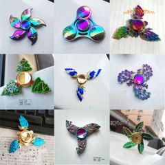 Con quay TBS Spinner Đồng Nguyên Khối 2 Cánh - Đồ Chơi Cổ Điển Kim Loại Bền Bỉ Cho Trẻ Em