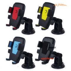 Giá đỡ điện thoại ô tô X0566 xoay 360 độ, đa năng an toàn, lắp trên kính chắn gió hoặc bảng điều khiển, phù hợp điện thoại 4,7-7 inch
