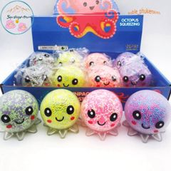 Mochi Bạch Tuộc Xốp Sáng Màu Ngộ Nghĩnh - Đồ Chơi Giảm Stress Mềm Mại, An Toàn Cho Trẻ Em Từ 5 Tuổi, Quà Tặng Thú Vị