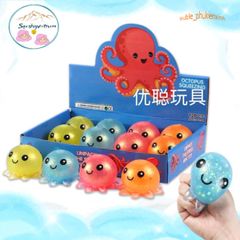 Mochi Bạch Tuộc Xốp Sáng Màu Ngộ Nghĩnh - Đồ Chơi Giảm Stress Mềm Mại, An Toàn Cho Trẻ Em Từ 5 Tuổi, Quà Tặng Thú Vị