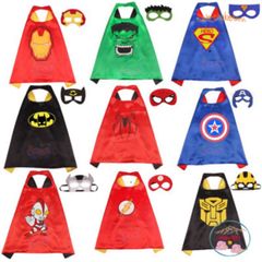 Bộ Áo Choàng Siêu Nhân Avengers - Người Nhện, Captain America, Người Sắt & Batman - Đồ Chơi Hóa Trang Trẻ Em Sáng Tạo