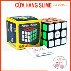 Rubik 3x3 Warrior S - Bảng Rubik 3 Tầng QiYi Viền Đen Stickerless Siêu Bền, Đồ Chơi Trí Tuệ Phát Triển Tư Duy Cho Trẻ Em