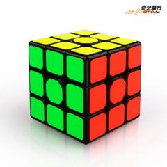 Rubik 3x3 Warrior S - Bảng Rubik 3 Tầng QiYi Viền Đen Stickerless Siêu Bền, Đồ Chơi Trí Tuệ Phát Triển Tư Duy Cho Trẻ Em