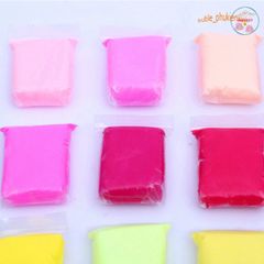 Combo 36 Gói Đất Sét Nhật Soft Clay - Nguyên Liệu Làm Butter Slime và Nặn Tượng Gudetama - Đồ Chơi Sáng Tạo Cho Trẻ Em