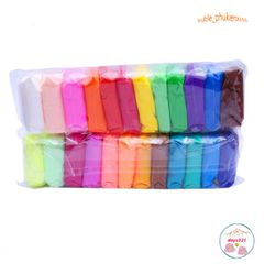 Combo 36 Gói Đất Sét Nhật Soft Clay - Nguyên Liệu Làm Butter Slime và Nặn Tượng Gudetama - Đồ Chơi Sáng Tạo Cho Trẻ Em