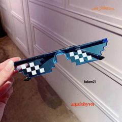 Kính Mát Thug Life 6 Chấm - Thiết Kế Thời Trang Chống UV, Phong Cách Hài Hước và Dị Dạng Cho Nam