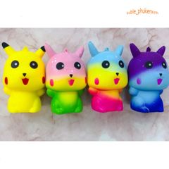 Đồ Chơi Giảm Stress Squishy Jumbo Hình Pikachu Ngộ Nghĩnh - Mềm Mịn, An Toàn và Dễ Thương Dành Cho Trẻ Em