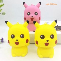 Đồ Chơi Giảm Stress Squishy Jumbo Hình Pikachu Ngộ Nghĩnh - Mềm Mịn, An Toàn và Dễ Thương Dành Cho Trẻ Em