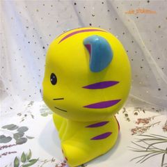 Đồ Chơi Squishy Mèo Vàng Ngồi Khổng Lồ - Dễ Thương, Mềm Mại, Giảm Stress, Quà Tặng Trẻ Em và Người Lớn