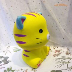 Đồ Chơi Squishy Mèo Vàng Ngồi Khổng Lồ - Dễ Thương, Mềm Mại, Giảm Stress, Quà Tặng Trẻ Em và Người Lớn