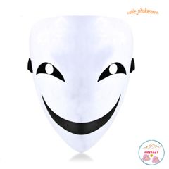 Mặt Nạ Cosplay Hiruko Trắng Đen - Phụ Kiện Trang Điểm Anime 
