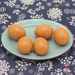 Bộ 10 Trứng Gà Giả Nhựa - Dụng Cụ Mô Hình Chuồng Ấp & Học Tập Sinh Học Cho Trẻ Em - An Toàn, Thân Thiện Với Môi Trường