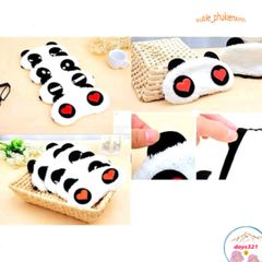 Mặt Nạ Ngủ Bịt Mắt Gấu Trúc Dễ Thương - Phụ Kiện Du Lịch Tiện Lợi, Giúp Ngủ Ngon Ở Mọi Nơi