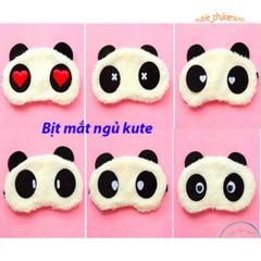 Mặt Nạ Ngủ Bịt Mắt Gấu Trúc Dễ Thương - Phụ Kiện Du Lịch Tiện Lợi, Giúp Ngủ Ngon Ở Mọi Nơi