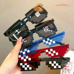 Kính Mắt Thug Life 6 Chấm Độc Đáo Nhiều Màu - Phụ Kiện Thời Trang Cho Game Thủ Năng Đ động và Cá Tính