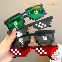 Kính Mắt Thug Life 6 Chấm Độc Đáo Nhiều Màu - Phụ Kiện Thời Trang Cho Game Thủ Năng Đ động và Cá Tính