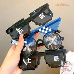 Kính Mắt Thug Life 6 Chấm Độc Đáo Nhiều Màu - Phụ Kiện Thời Trang Cho Game Thủ Năng Đ động và Cá Tính