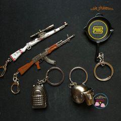 Móc Khóa PUBG Hình Chảo, Mũ, Giáp và Máy Bay - Phụ Kiện Thời Trang Dành Cho Fan Game Bắn Súng Sinh Tồn