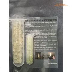 Keo Gắn Răng Giả Tạm Thời 10g - Dụng Cụ Chăm Sóc Răng Miệng An Toàn, Hỗ Trợ Nụ Cười Hoàn Hảo, Sử Dụng Dễ Dàng