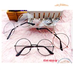Kính Mát Tròn Nobita Gọng Kim Loại Bền Bỉ - Phong Cách Thời Trang Dễ Thương, Thích Hợp Chụp Hình và Đi Chơi
