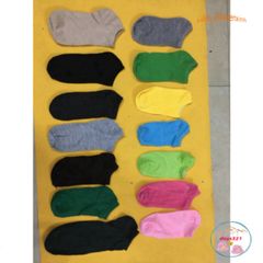 Tất Vớ Cổ Ngắn Trơn Cho Nam Nữ - Chất Liệu Cotton Thoải Mái, Khả Năng Thấm Hút Mồ Hôi, Phong Cách Hiện Đại, Thích Hợp Mọi Dịp