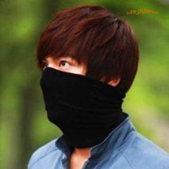 Khăn Đa Năng Chống Nắng LEE MIN HO - Khẩu Trang Ống Phong Cách, Chống Bụi Màu Đen, Phụ Kiện Phượt Thủ Thiết Yếu