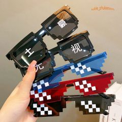 Kính Mắt Thuglife 6 Chấm MINECRAFT - Thiết Kế Thời Trang Độc Đáo, Nhiều Màu Sắc Cho Phong Cách Nổi Bật
