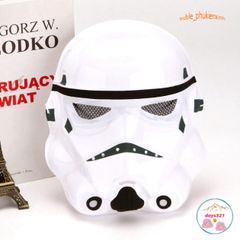 Mặt Nạ Darth Vader Trắng - Phụ Kiện Hóa Trang Halloween Đặc Biệt Từ Phim Star Wars - Cosplay Độc Đáo Thể Hiện Đam Mê