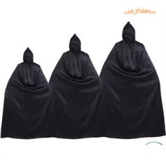 Áo Choàng Đen Hóa Trang Halloween Phù Thủy Ma Cà Rồng - Trang Phục Dự Tiệc Mùa Lễ Hội, Thời Trang Unisex Tuyệt Đẹp
