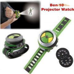Đồng hồ chiếu hình Ben 10 cho trẻ em - Đồng hồ hoạt hình độc đáo chiếu hình ảnh nhân vật lên tường, bao gồm 10 hình ảnh.
