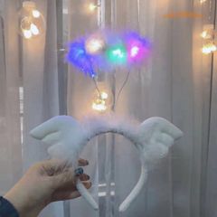 Băng đô Cài Tóc Sừng Tuần Lộc LED Phát Sáng Ấm Áp - Phụ Kiện Thời Trang Hàn Quốc Nổi Bật, Xu Hướng TikTok