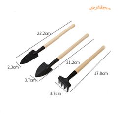 Bộ 3 Dụng Cụ Cuốc Xẻng Mini Trồng Cây Cảnh - Làm Vườn Đa Năng, Tiện Lợi Cho Đi Phượt