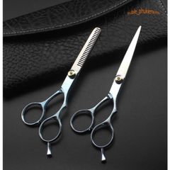 Bộ Kéo Cắt Và Tỉa Tóc Chuyên Nghiệp Thép Không Gỉ - Dụng Cụ Làm Tóc Cao Cấp cho Salon và Gia Đình
