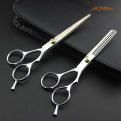 Bộ Kéo Cắt Và Tỉa Tóc Chuyên Nghiệp Thép Không Gỉ - Dụng Cụ Làm Tóc Cao Cấp cho Salon và Gia Đình