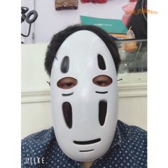 Mặt Nạ Cosplay Nhân Vật Vô Diện Halloween - Phụ Kiện Hóa Trang Độc Đáo Cho Lễ Hội Thêm Kỳ Bí