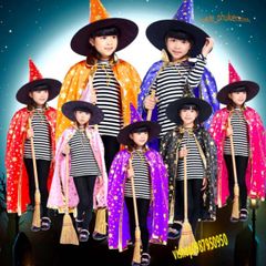 Bộ hóa trang phù thủy Halloween - Áo choàng và nón phù thủy 5 màu sắc thời trang, lý tưởng cho bữa tiệc và biểu diễn
