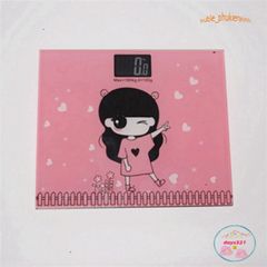 Cân điện tử Mặt Gấu Nâu - Kính Cường Lực Chính Xác - Cân Sức Khỏe Gia Đình, Thiết Kế Đáng Yêu, Tiện Dụng Cho Phòng Tắm