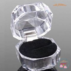 Khay Đựng Nhẫn Tròn Acrylic Sang Trọng - Vật Trưng Bày Thời Thượng Cho Bàn Trang Điểm, Đồ Trang Sức Thú Vị