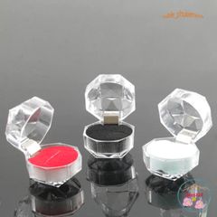 Khay Đựng Nhẫn Tròn Acrylic Sang Trọng - Vật Trưng Bày Thời Thượng Cho Bàn Trang Điểm, Đồ Trang Sức Thú Vị