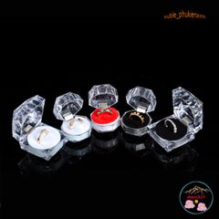 Khay Đựng Nhẫn Tròn Acrylic Sang Trọng - Vật Trưng Bày Thời Thượng Cho Bàn Trang Điểm, Đồ Trang Sức Thú Vị