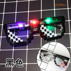 Kính Thuglife 6 Chấm MINECRAFT Đèn LED - Kính Mắt Thời Trang Độc Đáo, Thiết Kế Nhiều Màu Sắc Cho Tiệc Tùng và Hoạt Động Ngoài Trời