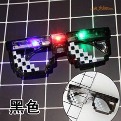 Kính Thuglife 6 Chấm MINECRAFT Đèn LED Nhiều Màu - Phụ Kiện Thời Trang Độc Đáo, Phát Sáng Cá Tính Cho Giới Trẻ