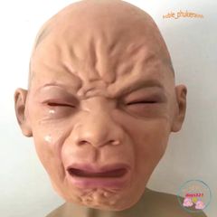 Mặt nạ EM BÉ KHÓC - Đạo cụ hóa trang Đức TikTok cho Halloween và cosplay, chất liệu latex an toàn, phong cách độc đáo, vui nhộn.